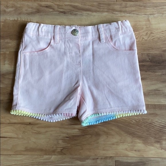 Anko girl’s multicolored pom pom pink shorts - Picture 2 of 7